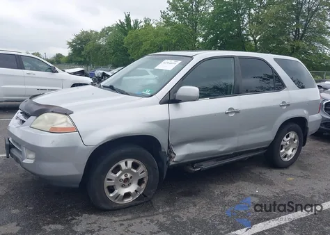 2001 Acura Mdx from USA, damaged, VIN 2HNYD18431H512086